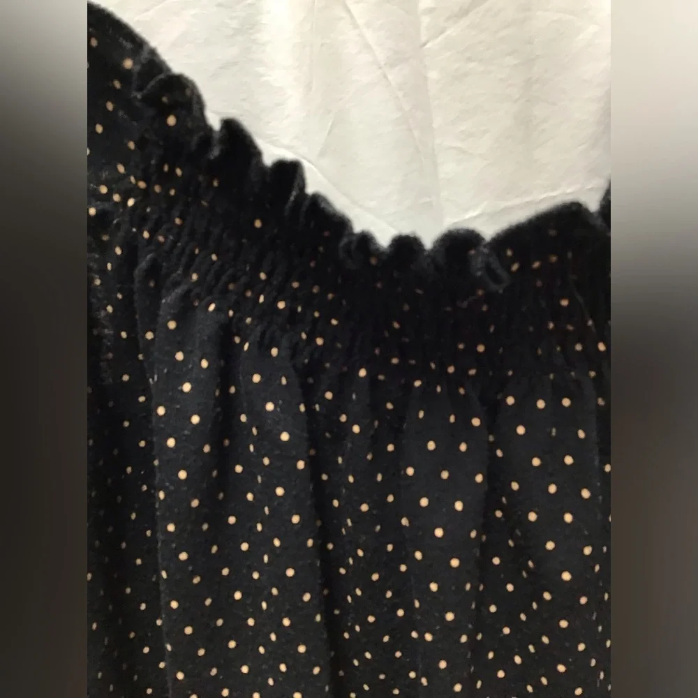 Black Smocked Sleeveless Camisole Pajama - Picture 6 of 12